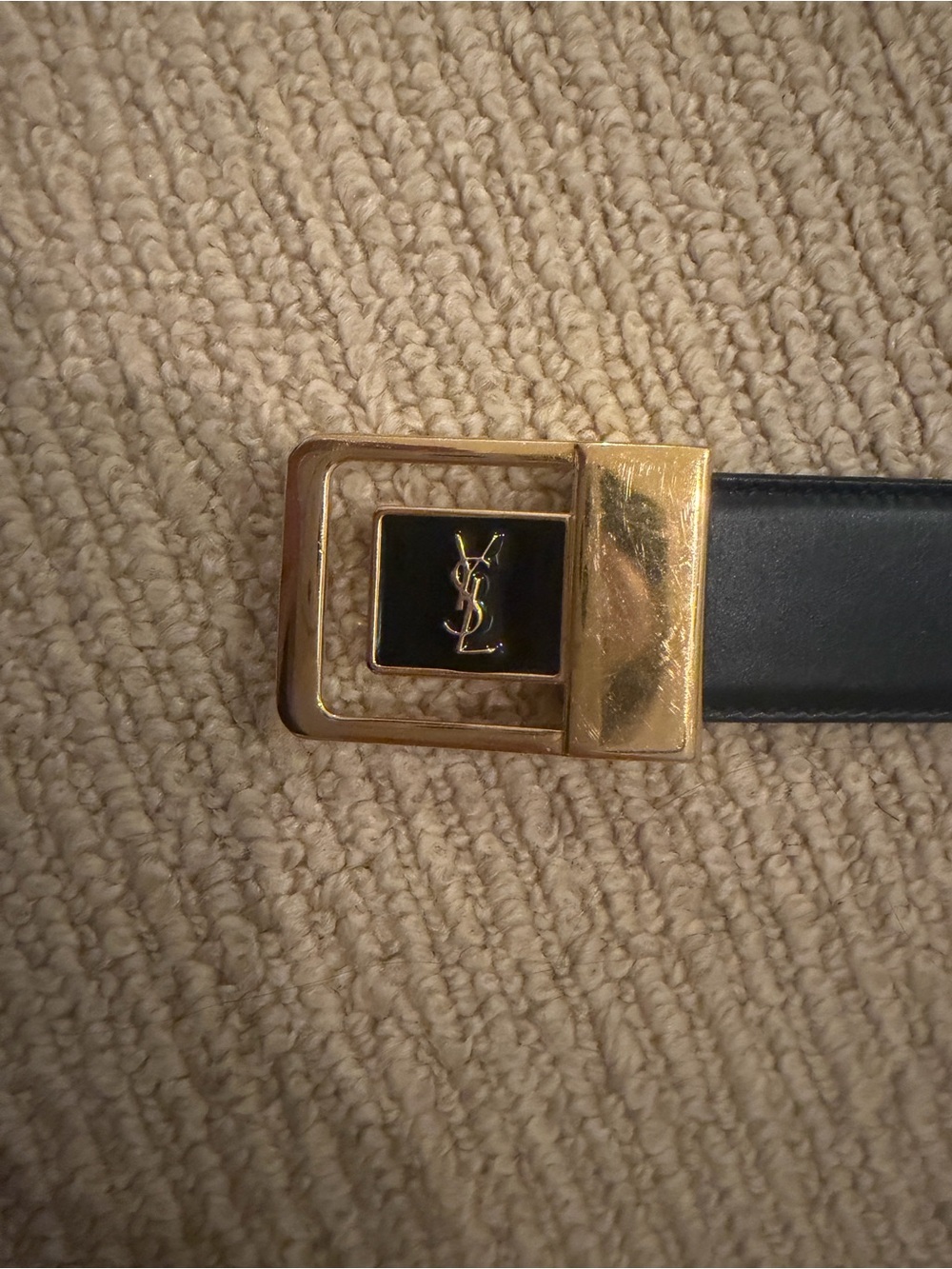 YSL YVES SAINT LAURENT LA 66 BUCKLE BELT - Picture 7 of 10